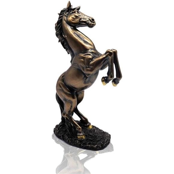 Standing Horse Resin Statue for Home Decor Animal Ornament Sculpture - Picture 8 of 8
